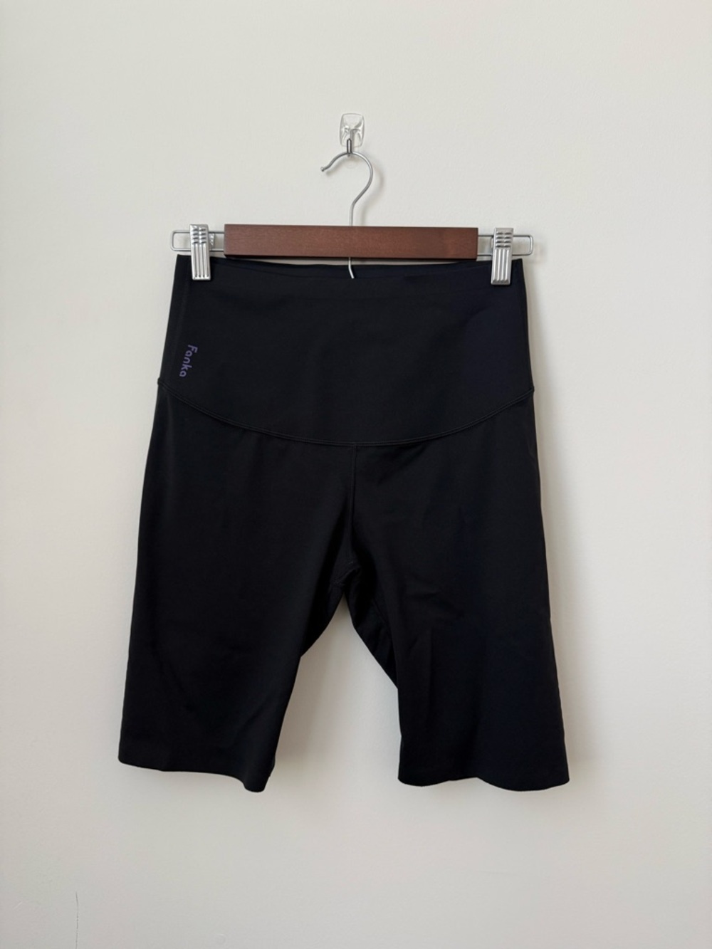 Fanka Compressive Bike Shorts Reversible Black 9” Inseam Size Small?